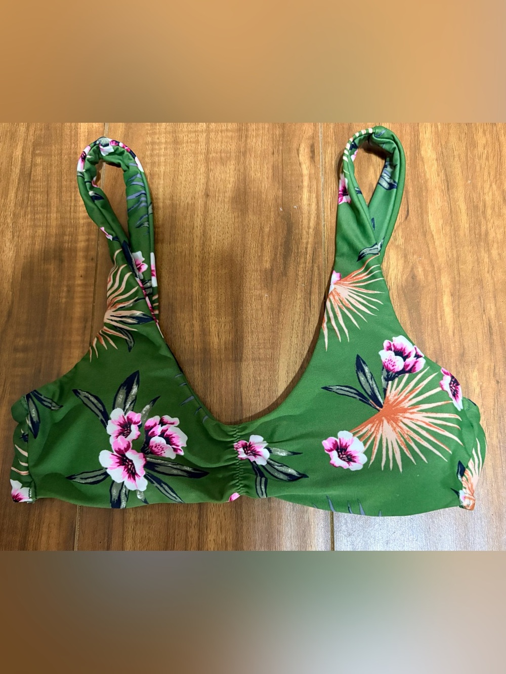 Tori Praver floral swim top
